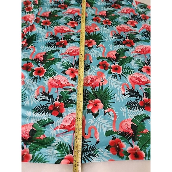 2/Yatta Golf Polos Tropical Pink Flamingo + Fall Leaves Stretch Performance XL - Picture 8 of 16